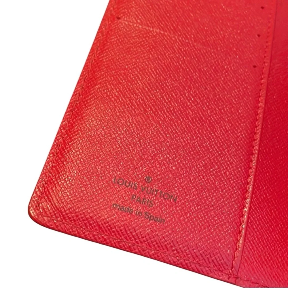 Louis Vuitton Epi Agenda PM‎ Red Leather Gold Hardware Notebook - Picture 4 of 11